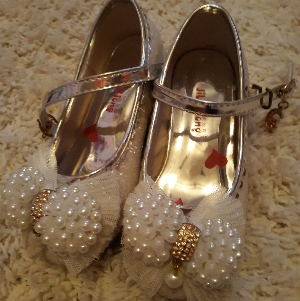 Girls dress shoes pageant shoes